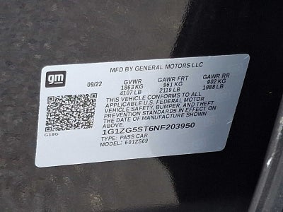 2022 Chevrolet Malibu FWD RS